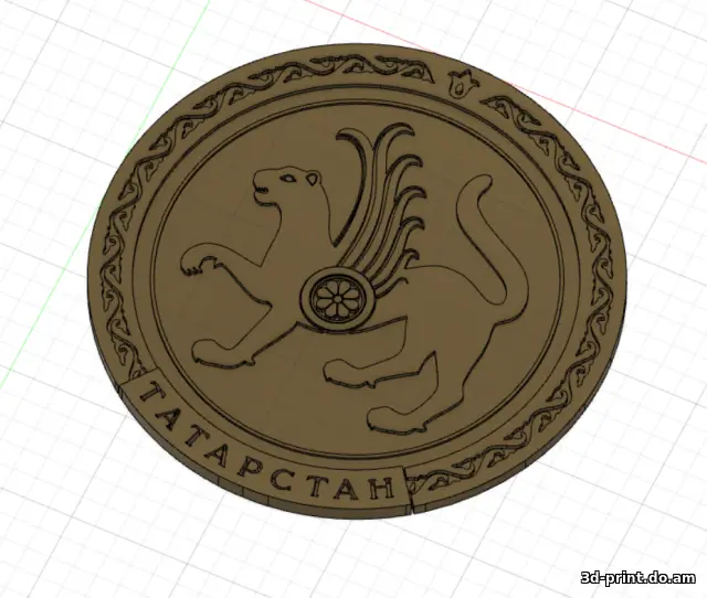 3D-логотип "Герб Татарстана"