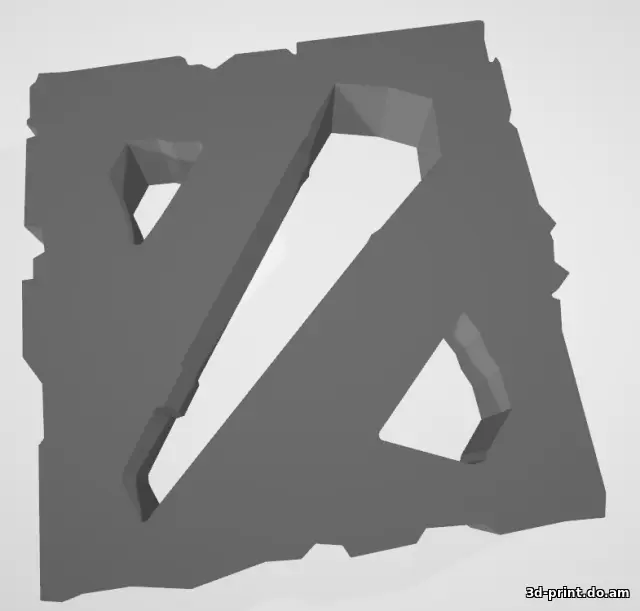 3D-логотип "dota2"