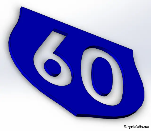 3D-логотип "ТРАССА 60 / Route 60"