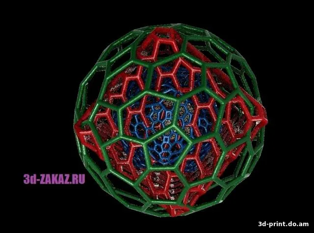 3D-модель "Геометрические фигуры" в стиле вороной
