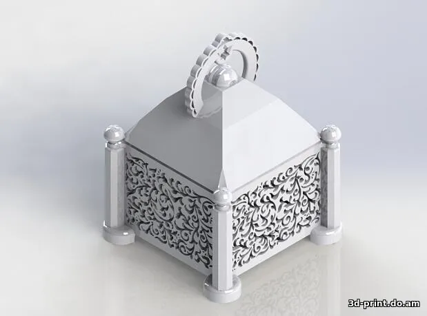 3D-модель "Резная Шкатулка"
