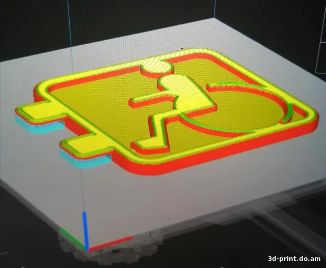 3D-логотип "Знак ИНВАЛИД"