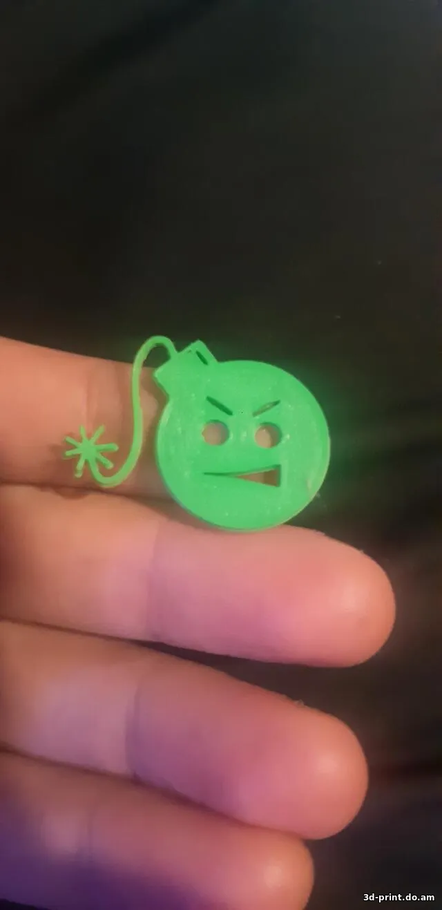 3D-логотип "Бомбы из игры крутой сэм"