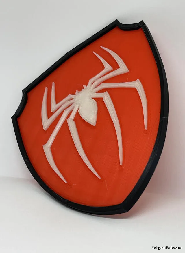 3D-логотип "Spyder-man / Человек паук"