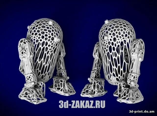 3D-модель "R2-D2 Artoo-Detoo, Star wars" в стиле вороной