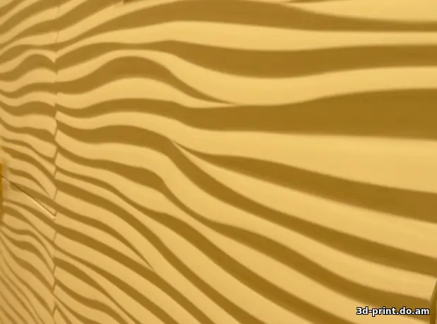 3D-модель "Форма для фасадной 3D панели"