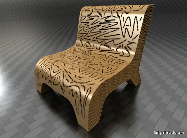 3D-модель "Кресло структурное"