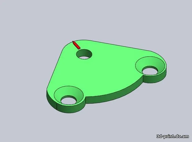 3D-модель "Крышка домкрата"
