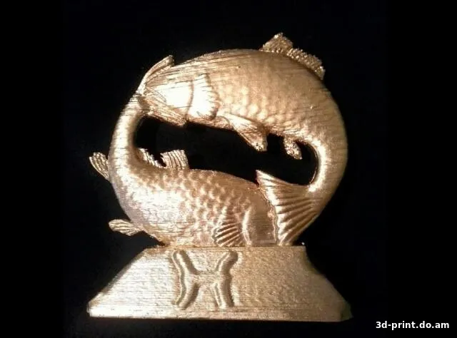 3D-модель "Знак Зодиака - Рыбы"