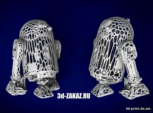 3D-модель "R2-D2 Artoo-Detoo, Star wars" в стиле вороной