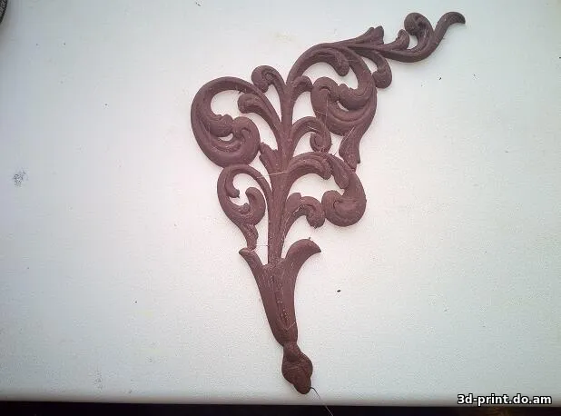 3D-модель "Декор на мебель. Угловой"