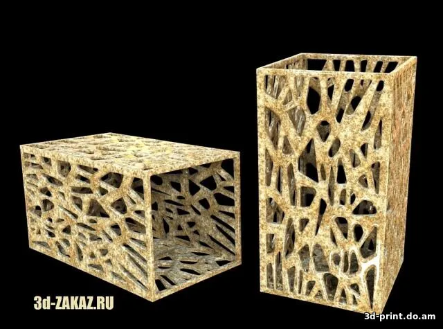 3D-модель "Каменные кружева. Stone network lampshade"