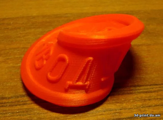 3D-модель "Кольцо Мёбиуса с текстом"