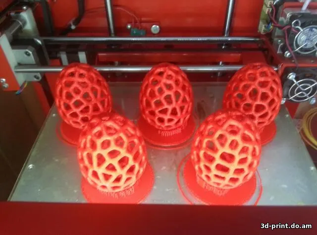 3D-модель "Яйца" в стиле вороной