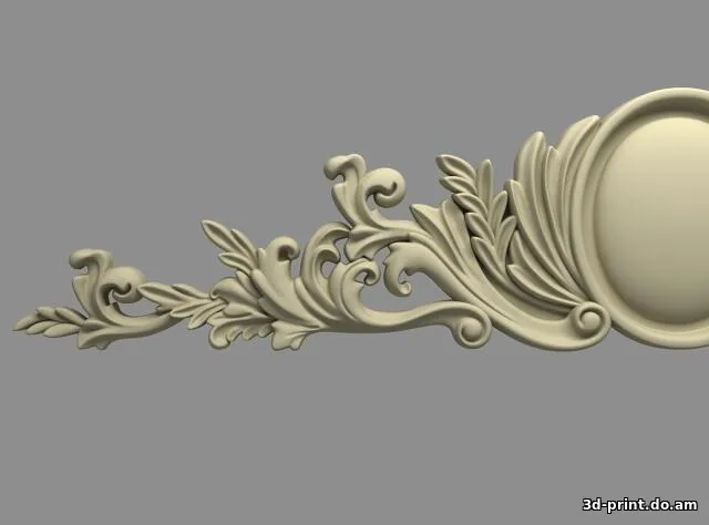 3D-модель "Декоративная панель для двери"