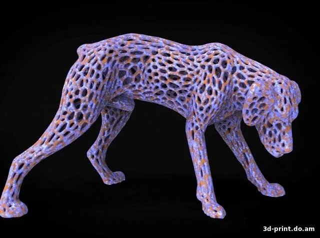 3D-модель "Собака Баскервиллей / Hound of the Baskervilles" в стиле вороной