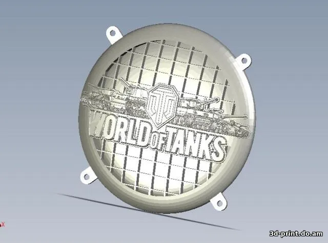 3D-модель "Крышка для компа в куре меняем размер"