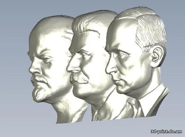 3D-модель "Барельеф вождей народа"