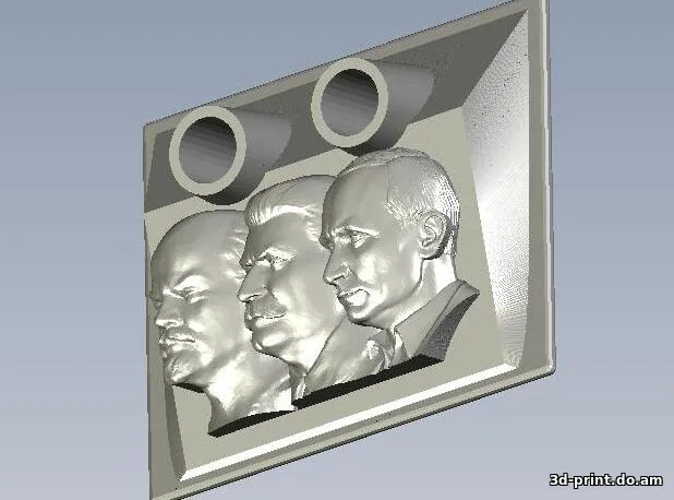 3D-модель "Подарок начальнику или подставка + ручки"