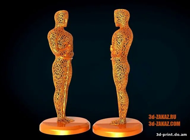 3D-модель "Прощание Оскаров" в стиле вороной