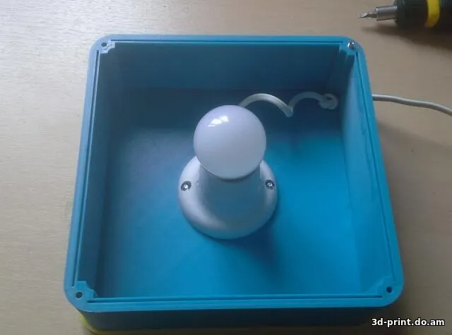 3D-модель "Ночник с Литофанией 170мм под лампочку 220В"