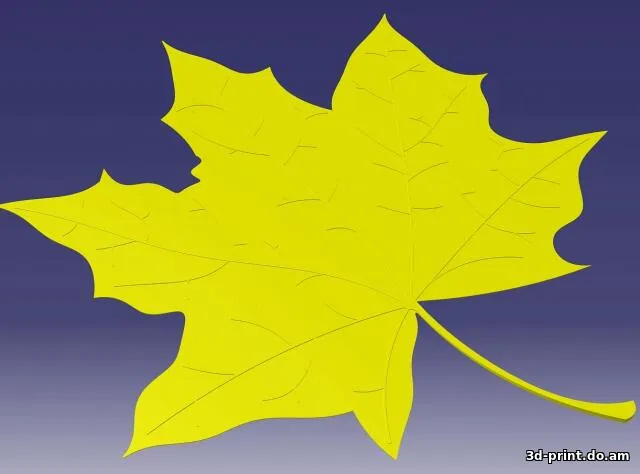 3D-модель "Листок Клёна"