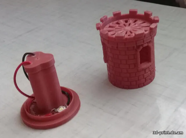 3D-модель "Башня ночник" 3D-модель "Башня ночник"