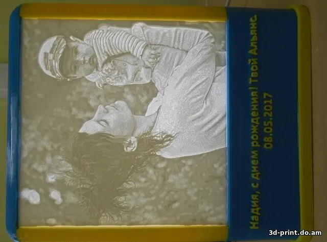 3D-модель "Ночник с Литофанией 170мм под лампочку 220В"