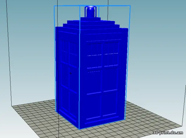 3D-модель "Копилка для монет TARDIS"