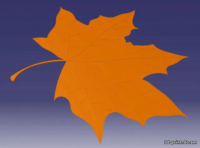 3D-модель "Листок Клёна"