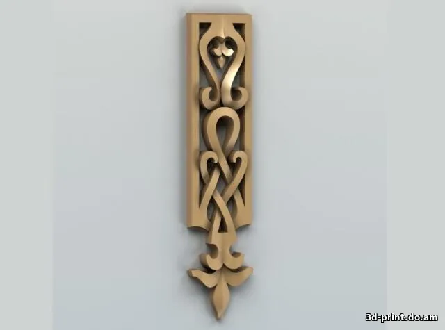 3D-модель "Декоративная накладка вертикальная"