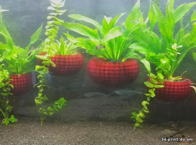 3D-модель "Горшки для аквариумных растений 2"