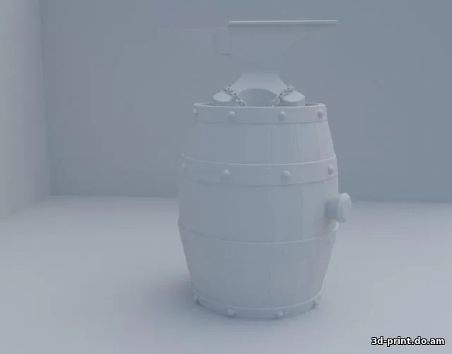 3D-модель "Smith / Наковальня на бочке"
