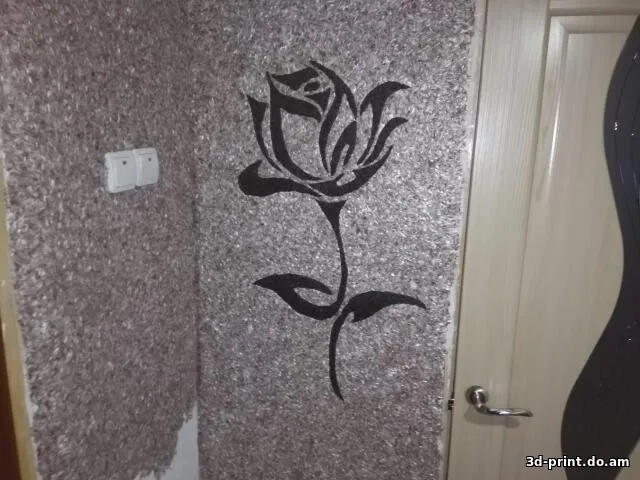 3D-модель "Шпатель для рисования и наложения жидких обоев( рисунка)"