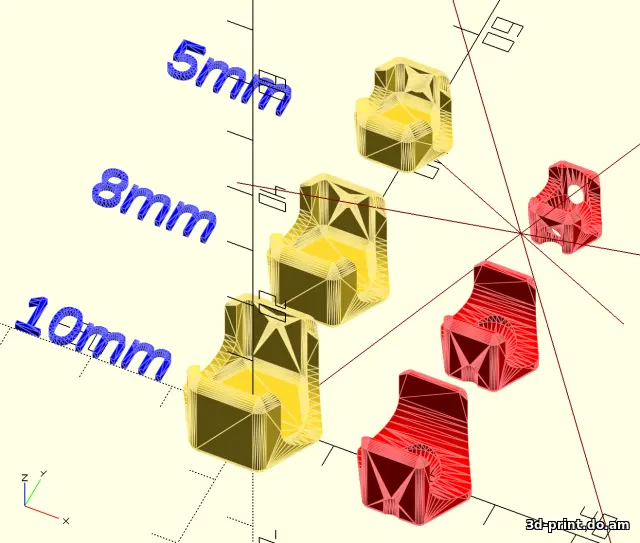3D-модель "Сable clips / Крепеж кабеля" 3D-модель "Сable clips / Крепеж кабеля"