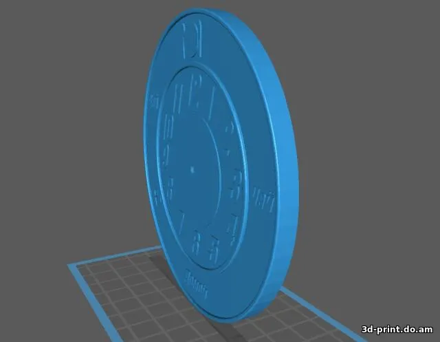3D-модель "Циферблат настенных часов"