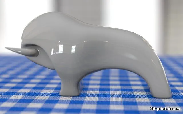 3D-модель "Bull. Abstract / Бык абстрактный"