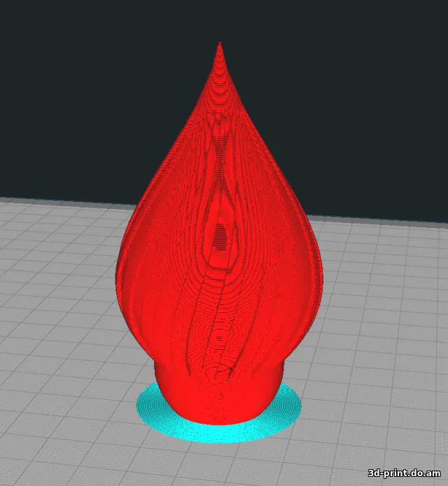 3D-модель "Елочная игрушка - конусная шишка 2" 3D-модель "Елочная игрушка - конусная шишка 2"