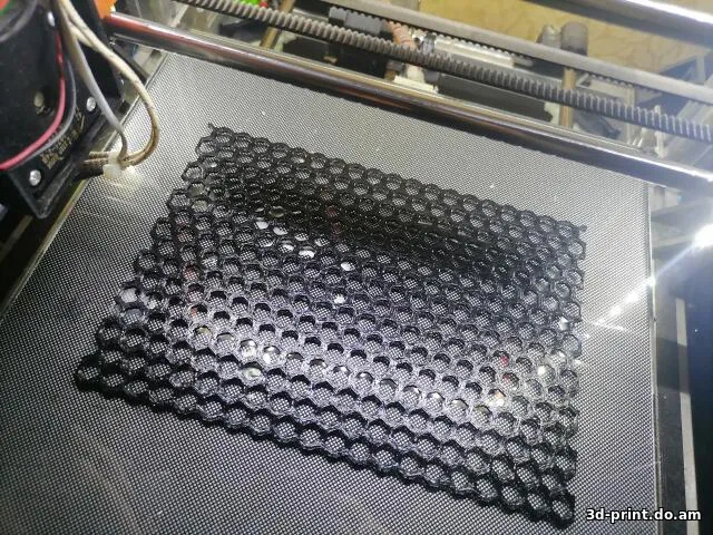 3D-модель "Декоративные гексагоны для перегородок и решёток"