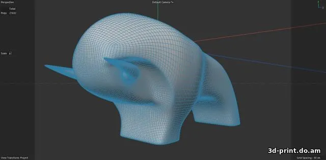 3D-модель "Bull. Abstract / Бык абстрактный"