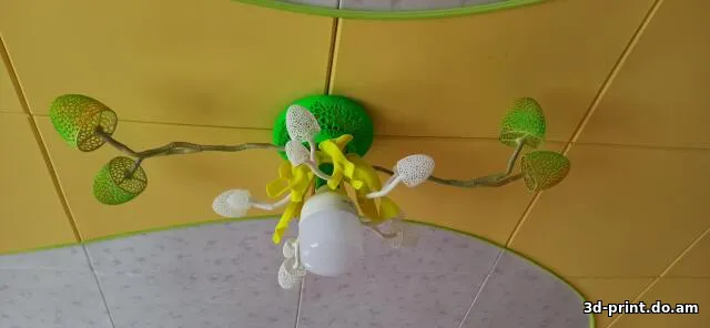 3D-модель "Люстра Грибница"