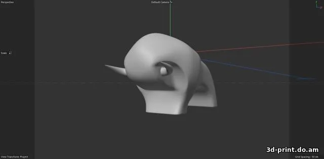 3D-модель "Bull. Abstract / Бык абстрактный"