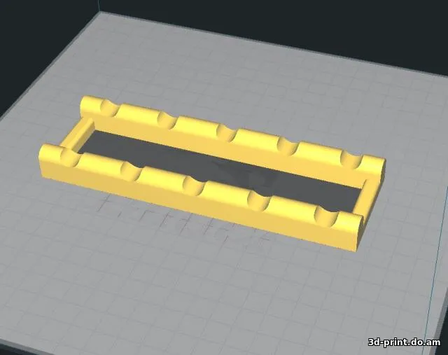 3D-модель "Подставка для кистей ширина 50мм"