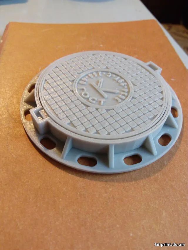 3D-модель "Подставка под чайную кружку в виде люка"