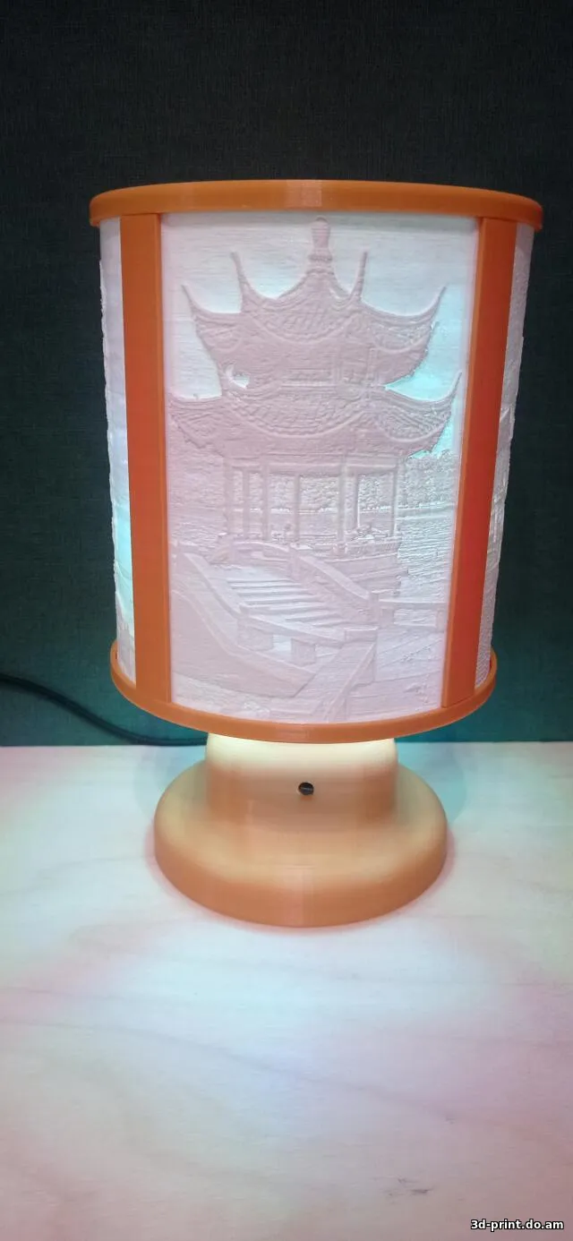 3D-модель "Ночник в японском стиле"