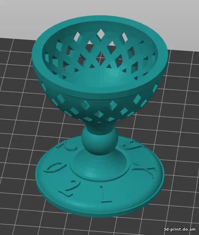 3D-модель "Подставка под крашеные яйца к Пасхе" 3D-модель "Подставка под крашеные яйца к Пасхе"