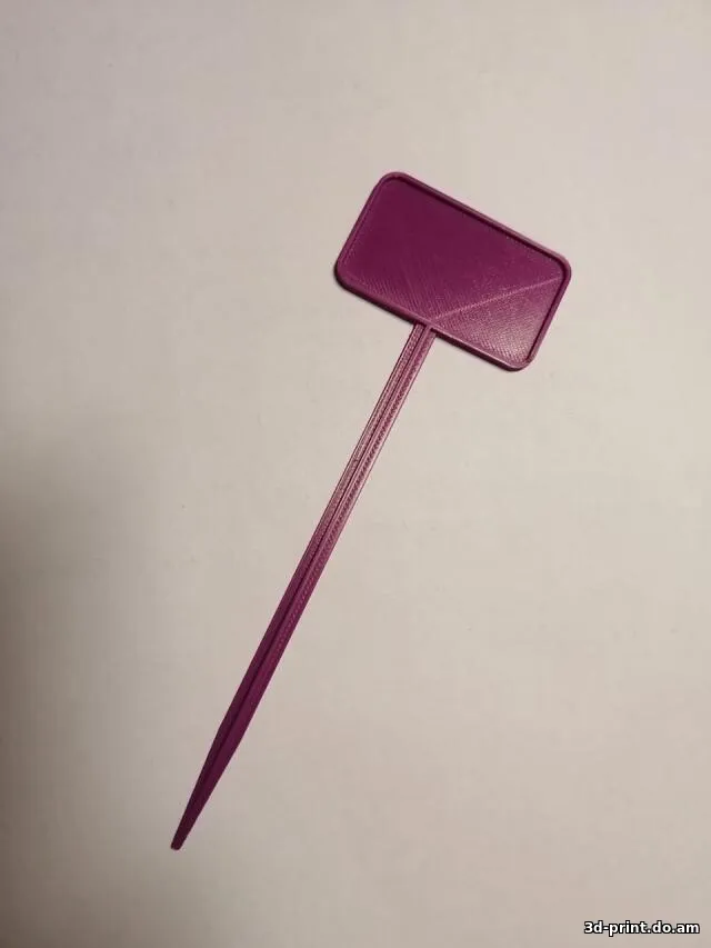 3D-модель "Табличка для рассады"