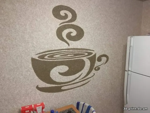 3D-модель "Шпатель для рисования и наложения жидких обоев( рисунка)"