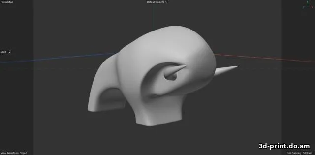 3D-модель "Bull. Abstract / Бык абстрактный"