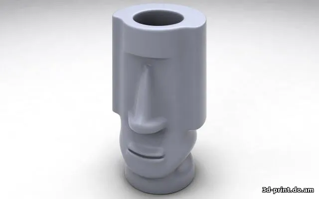 3D-модель "Ваза в виде головы с острова Пасхи"